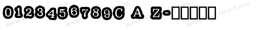 0123456789C A Z字体转换